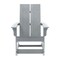 Merrick Lane Wellington UV Treated All-Weather Polyresin Adirondack Rocking Chair for Patio, Sunroom, Deck and More